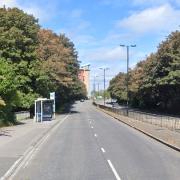 A man has been arrested on suspicion of drink driving among other charges after a three-car crash on a busy stretch of road on Kingsway.