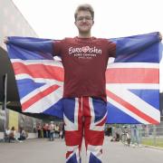Eurovision fan Ben Bevan, 19, from Grays in Essex (PA)