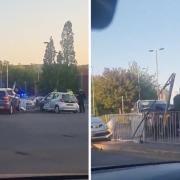 Police attended the incident which shut a busy Southampton road for hours