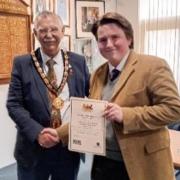 Callum Murray receives mayor’s commendation for dedication to local heritage