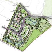 Landscape masterplan for the first phase of the development on land west of Whitsbury Road in Fordingbridge. Picture: Pennyfarthing Homes/tor&co/NFDC planning portal