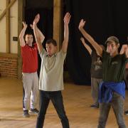 Blue Apple theatre session at Hanger Farm