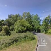 The entrance to Lysses Carpark in Fareham