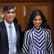 Rishi Sunak and his wife Akshata Murty