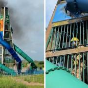Firefighters rushed to the blaze at Lee-On-The-Solent