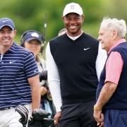 Jack Nicklaus (right) remains a “big fan” of Rory McIlroy (left), despite the Masters champion missing his Memorial Tournament (Jane Barlow/PA)