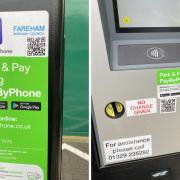 Stickers of QR codes stuck to pay and display machines are being used to scam residents