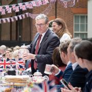 Prime Minister Sir Keir Starmer and his wife hosted a VE Day 80th anniversary street party in Downing Street (Stefan Rousseau/PA)