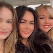 Granddaughters Madison, Elle and Samantha O'Hara, who all work at The Lord Nelson