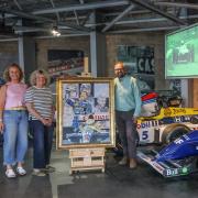 Portrait of Nigel Mansell joins F1 anniversary exhibit at Beaulieu