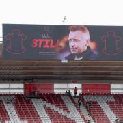 Southampton's new manager Will Still during the Premier League match between Southampton and Arsenal at St Mary's Stadium.