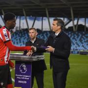 Romeo Akachukwu of Saints after the Premier League play-off final match between Saints and Manchester City at the Joie Stadium on May 22, 2025
