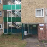 The flats on Keynsham Road, Bitterne