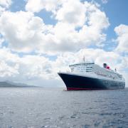 Queen Mary 2 sailing in the Caribbean