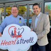 Simon and Mark celebrate donation aiding Southampton’s cardiac care ward