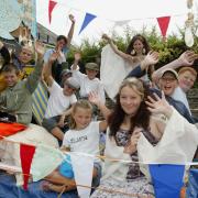 Pic Hattie Miles - Swanage Carnival 2005 - Swanage Anglers Juniors Club mermaids and sea-faring folk filled their float