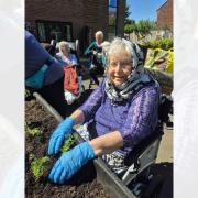 Residents sow wild patch to boost biodiversity at Eastleigh care home