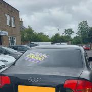 The vehicle was stopped on Spring Creasant