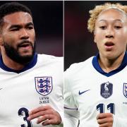 Reece and Lauren James are both England players (PA)