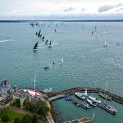Over a thousand sail boats have been spotted off the coast of Southampton today for an iconic race on the Isle of Wight.