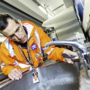 Engineers install water-saving devices to reduce daily use across Hampshire