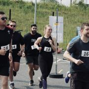 Participants power through the Engine Race, raising over £3,500 for Heartbeat