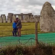 The Heel Stone and Stonehenge