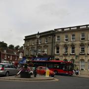 Wimborne Market Square.