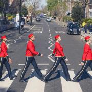 Cunard re-create the iconic Abbey Road album