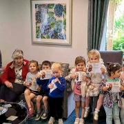Care home and pre-school join forces for scavenger hunt