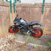 Hampshire police recovered this motorcycle after it was stolen from Millbrook.
