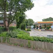 On the left,  Bentham Court, on the right Hampton Park Service Station. Image: Google Maps
