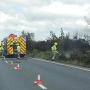 'Severe delays' on the A31 following reports of a fire: Live