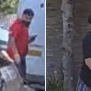 Photos of a man and a woman have been released by Hampshire police as they want to speak to the pair in connection with their investigation.