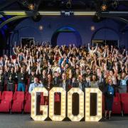 Staff and students of South Hampshire College Group celebrate its new Ofsted rating.