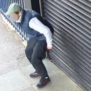 A person squatted down outside and defecated on the shop's shutters, Sunbed Rooms said.