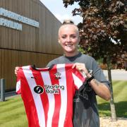 Chloe Peplow renewing her contract with Southampton Football Club.