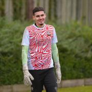 ADLI MOHAMED of Southampton during the Under 21’s Premier League 2 match between Southampton FC and Newcastle at Staplewood on January 17, 2025 in Southampton, England.