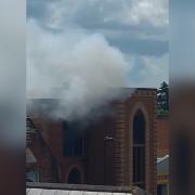 A fire broke out at a mosque in Portswood today