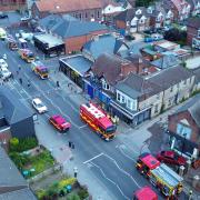 A fire has broken out at the Bashir Ahmed Mosque in Portswood, Southampton