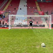 Over 300 people took part in a penalty shootout event at St Mary's.