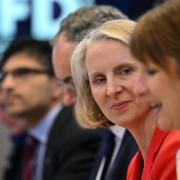 Economic Secretary Emma Reynolds with Chancellor Rachel Reeves (PA)