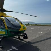 The helicopter during its 14,000th mission