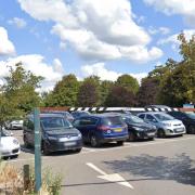 Passage Lane car park, where Southern Water engineers are still on site.