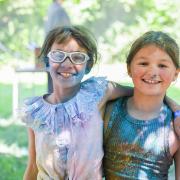 Pictures of the students and staff at Park Gate Primary School in Hampshire taking part in the first ever Park Gate Colour run! Image: Laura Scottorn Photography