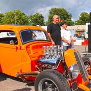 People's Best in Show award winner Martyn with 1959 Ford Pop Coupe