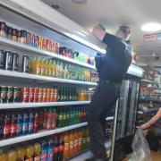 Two retail premises in Portswood Road and a third in Onslow Road were raided
