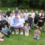 Military families reunite through raft building at New Forest retreat