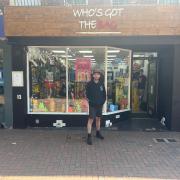 James Epps outside Who's Got the Bag in Gosport High Street
