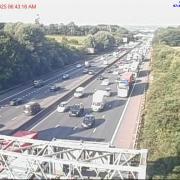 'Severe delays' on both sides of M27 as commuters head to work - live
